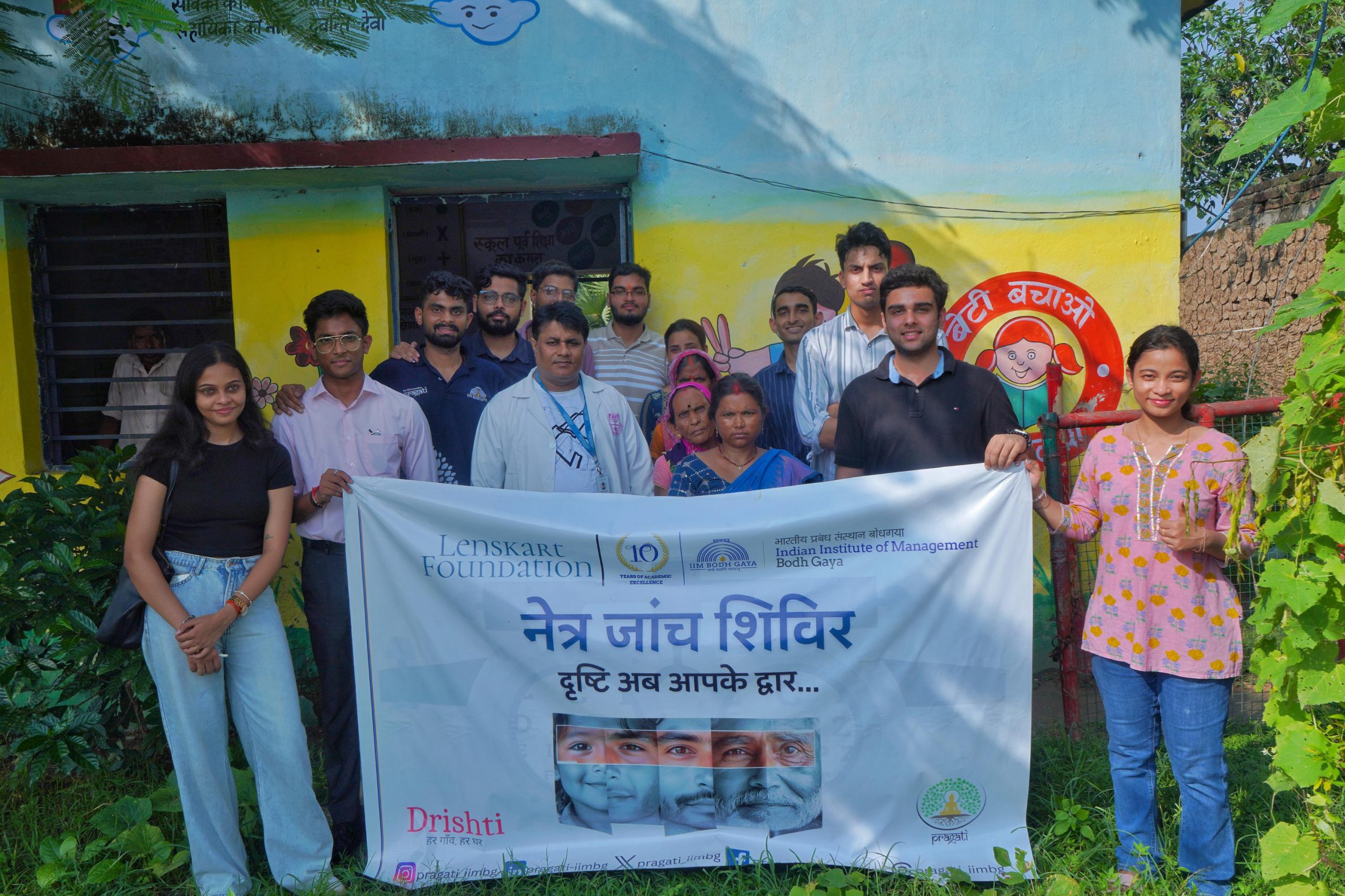 New “Vision” for Gaya : Pragati & Lenskart’s 3-Day Eye Screening Camp