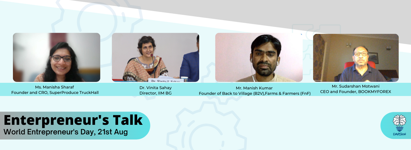 Entrepreneur’s Talk Series on World Entrepreneur’s Day 2021