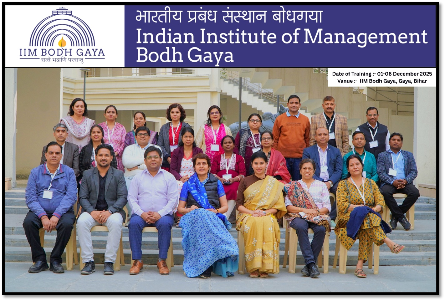 IIM Bodh Gaya Empowers IGIMS Doctors with Six-Day Leadership & General Management Programme Batch-8