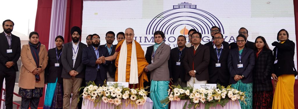 His Holiness The 14th Dalai Lama in IIM Bodh Gaya