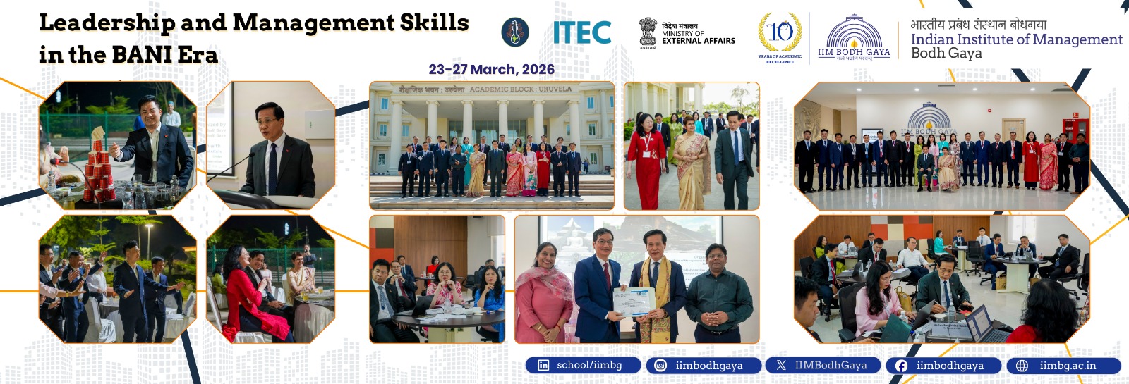 IIM Bodh Gaya Welcomes Vietnamese Delegation for International Leadership Programme under ITEC